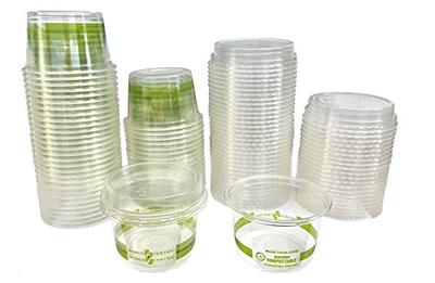 Zeml Portion Cups with Lids (3.25 Ounces, 100 Pack)