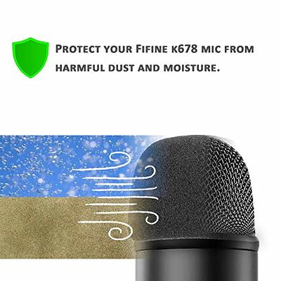  K669 Foam Mic Windscreen, Pop Filter Wind Cover Compatible with  Fifine USB Condenser Recording Microphone K669, T669, K669B by SUNMON :  Musical Instruments