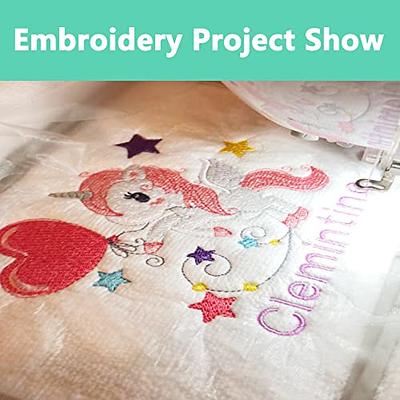 How to use Water Soluble Embroidery Stabilizer 