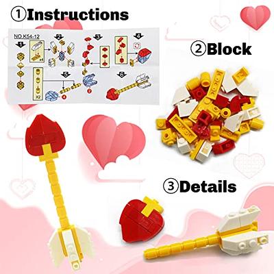 ANYGIFT Valentines Day Gifts for Kids, 24 Packs Animal Building Blocks with  Valentines Day Cards for Kids School, Valentines Gifts for Kids Boys Girls