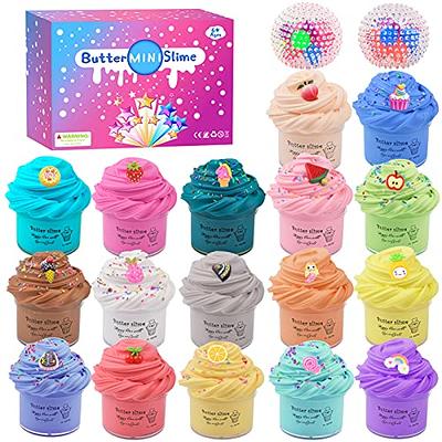 50 PACK Butter Slime Kit Super Soft Non Sticky Scented Premade Party Favor  Gifts