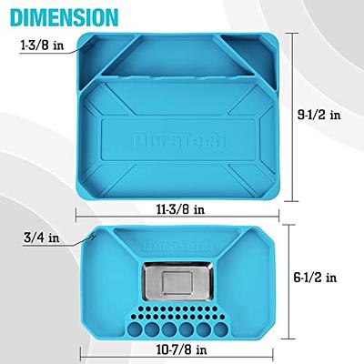 DuraTech Flexible Tool Tray, Silicone Tool Holder for Mechanics Storage,  Heat and Chemical Resistant Tool Organizer for Automotive, Industry and