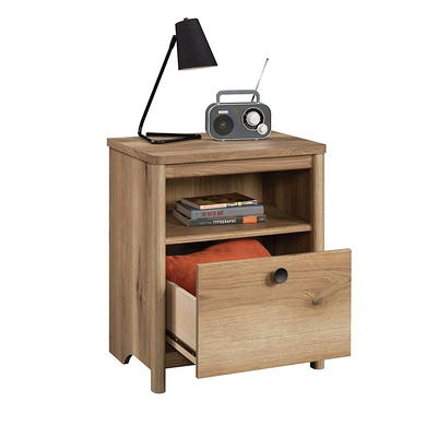 Sauder Hillmont Farm Engineered Wood Storage Cabinet in Timber Oak