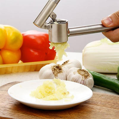  Garlic Press Stainless Steel with Two Detachable