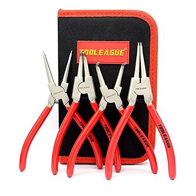 COMOWARE 6 Pcs Mini Pliers Set, Multi-function Pliers Tool Set, Mini Needle Nose Pliers, Linesman Pliers, Long Nose Pliers, Bent Nose PL