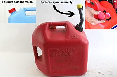 2 PACK Gas Can Stopper Cap Replacement Part or Spout Cap Compatible with  Rubbermaid Essence,For Plastic Fuel Tank