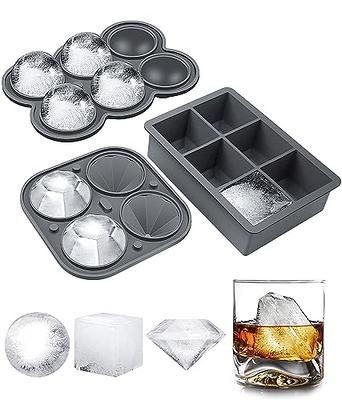 Silicone Ice Cube Trays with Lid for Freezer 3 Pack, Annaklin 12-Grid Easy  Release Stackable