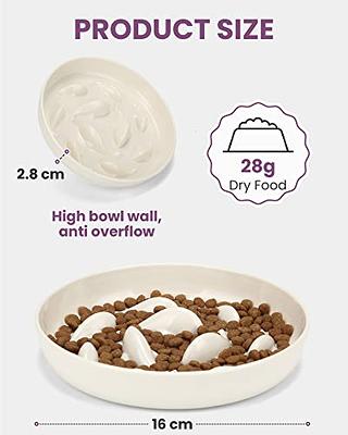 Frewinky Dog Bowls,Ceramic Dog-Food Bowl and Water Bowl Set for