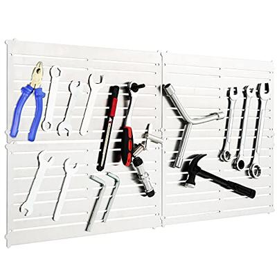 Amoowis Power Tool Organizer, Garage Organization with 7 Drill Holders,  Tool Box Organizers and Storage Wall Mount, Metal Shelf Heavy Duty, Utility