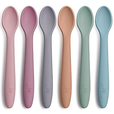 Munchkin Lift Infant Spoons, BPA-Free, Multi-Colored, 6 Pack