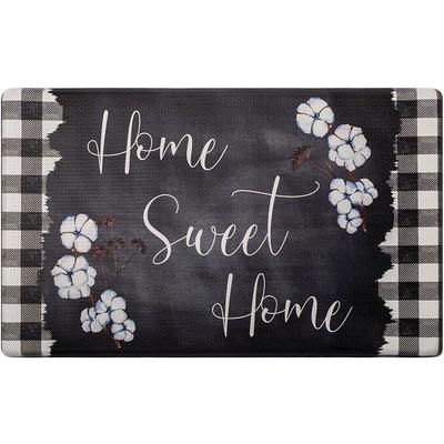 Home Dynamix Cozy Living Home Sweet Home Buffalo Check Border