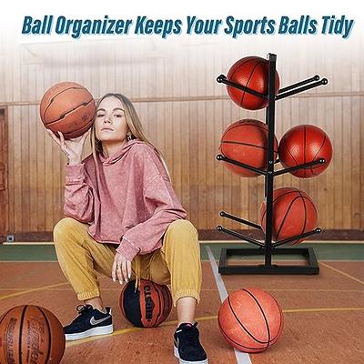 Fitlyiee 3 Layer Double-Sided Basketball Organizer Waterproof Iron