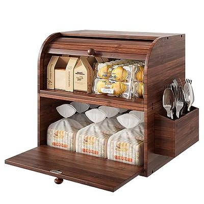 Bamboo Stackable Bread Box For Kitchen Counter – Amazingforless