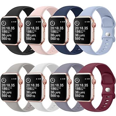 2 Pack] Designer Bands Compatible with Apple Watch Band 38mm 40mm 41mm 42mm  44mm 45mm 49mm Men Women, Soft Silicone Sport Band Strap for Apple Watch  Ultra 2 iWatch Series 9 8 7 SE 6 5 4 3 2 1 - Yahoo Shopping