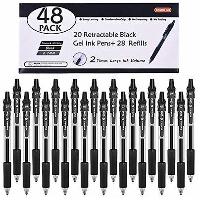 Smart Color Art 40 Pack Set, 20 Colored Gel Pens With 20 Matched Refills,  Medium Point Retractable Gel Ink Pens With Comfortable Grip, Great for  Journal Notebook Planner in School Office - Yahoo Shopping