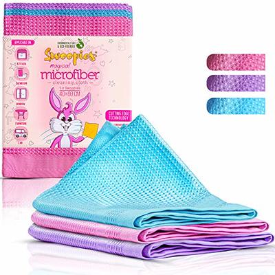 Swoopies [Set of 3 Magical Premium Microfiber Cloths, Streak-/Lint-Free  Cleaning with Water Only, Sustainable, Super Absorbent, Ultrasoft & Large  Towels for Kitchen, Bathroom, Window, Car, 18 x 12 - Yahoo Shopping