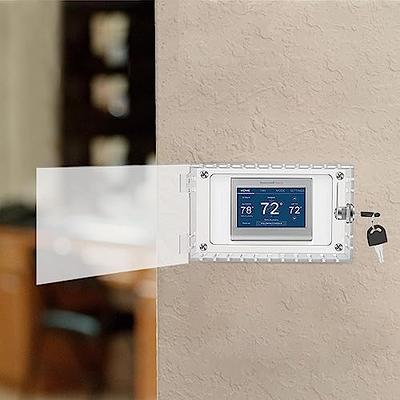 Universal Thermostat Lock Box With Key Clear Large Thermostat