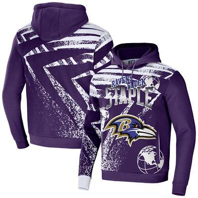 Men's NFL x Staple Purple Baltimore Ravens All Over Print Pullover