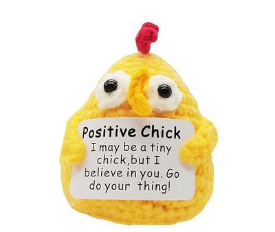  2pcs Funny Positive Potato Crochet Potato with Positive and  Life Card Funny Home Decor Cheer Up Gifts for Friends Party : Arts, Crafts  & Sewing