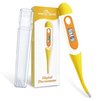 iHealth Digital Oral Thermometer PT1,Fever Thermometer with Dual-Sensors  for High Accuracy, Rectum Armpit Reading Thermometer for Adults and Babies