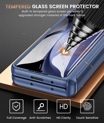  Viaotaily Samsung Galaxy Z Fold 4 Case with Card Holder & Hinge  Protection & Slide Camera Lens Cover & Screen Protector, Durable Sturdy  Phone Case for Samsung Galaxy Z Fold 4