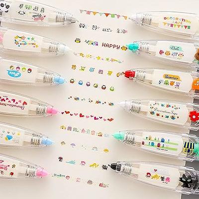 Kawaii Animals Press Type Decorative Correction Tape School Office Supplies