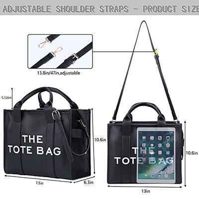 Stylish Large Capacity Tote Bag With Adjustable Shoulder Strap