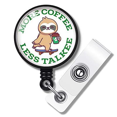 Cute Sloth Badge Holder - Unique Retractable ID Badge Reel