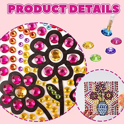 Gem Art, Kids Diamond Painting Kit with Big 5D Gem, Arts and Multicolor