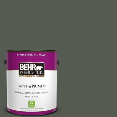 BEHR 1 Gal. Ultra Pure White Semi-Gloss Enamel Low Odor Interior Paint &  Primer