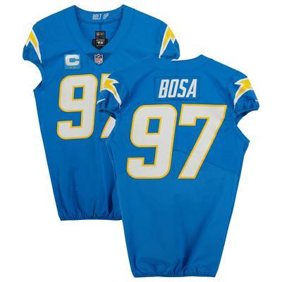 Jerry Tillery White Los Angeles Chargers Game-Used #99 Jersey vs. Las Vegas  Raiders on January 9 2022