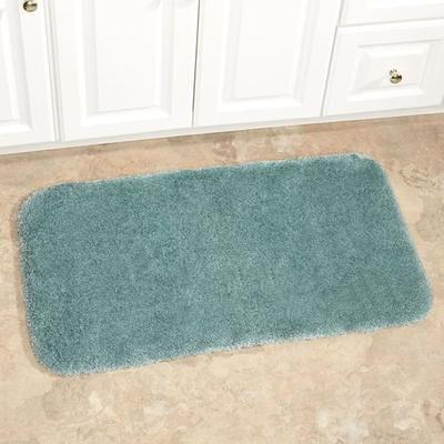 Facet Slip Resistant Plush Nylon Bath Rugs