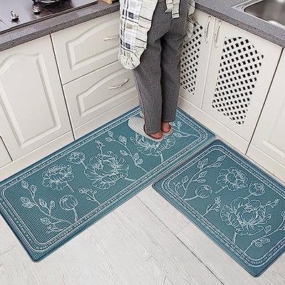 WISELIFE Kitchen Mat, Cushioned Anti-Fatigue 17.3x 59 Waterproof Non-Slip  Heavy Duty Ergonomic Comfort Rugs for Floor Home, Office, Sink, Laundry