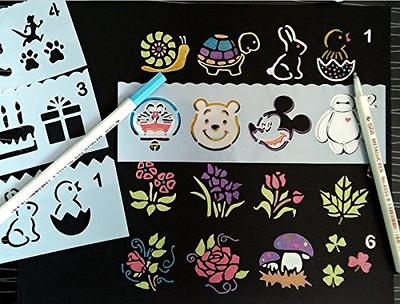 16pcs Cute Animal Stencils For Children Art Drawing Painting DIY Templates