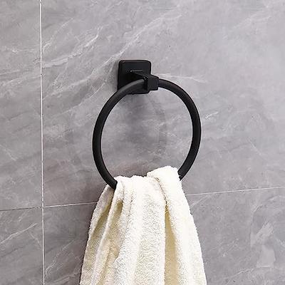 MengxFly Bathroom Hardware Set Black Towel Bar Towel Racks for Bathroom  6-Piece Black Towel Rack Bathroom Towel Holder Set Matte Black Bathroom  Accessories Wall Mounted Stainless Steel 16-Inch - Yahoo Shopping