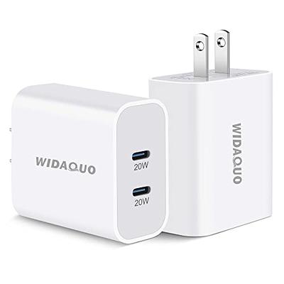 USB Wall Charger, LUOATIP 3-Pack 2.1A/5V Dual Port USB Cube Power Adapter  Charger Plug Block Charging Box Brick for iPhone 13 12 11 Pro Max SE XS XR  X