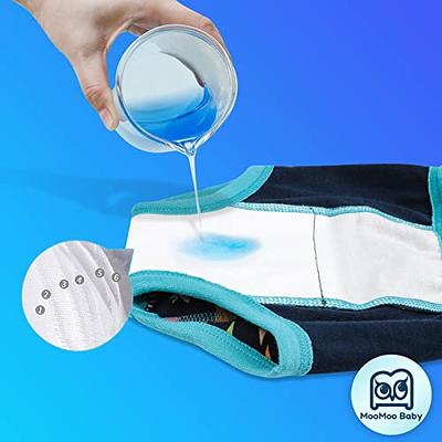  MooMoo Baby Training Underwear for Boys and Girls Absorbent  Toddler Training Pants Cotton Washable and Reusable 2T-7T 8 Packs:  Clothing, Shoes & Jewelry