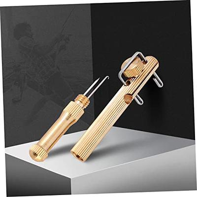 INOOMP 2pcs Wire Tie Hitch Hook Neckties Fishing Knot Tying Tool Supplies  Fishing Accessories T Tool Fishing Quick Knot Tying Tool Manual Fish Tool  Flight Fishing Line Golden Copper - Yahoo Shopping