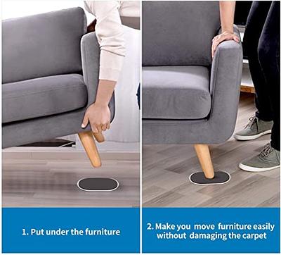 Furniture Sliders, 20Pcs-3 1/2” Felt Furniture Sliders for Carpet