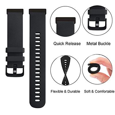 4 Pack Silicone Bands for Fitbit Sense 2/Sense/Versa 3/Versa 4 Bands Women  Men, Soft Sport Bands Replacement Wristbands for Fitbit Sense & Sense