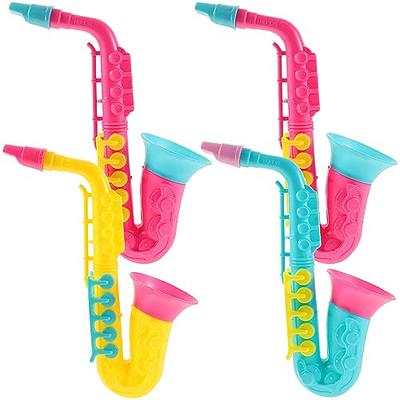 BESTOYARD Toy Saxophone 4pcs Saxophone Clarinet Trumpet Toy