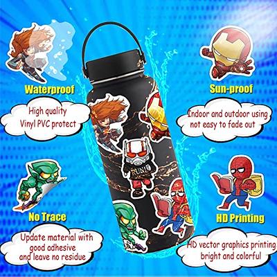 120 PCS Water Bottle Stickers, Magic Themed Waterproof Witch Stickers for  Laptop, Skateboard, Luggage, Vinyl Aesthetic Fantasy Stickers for Kids