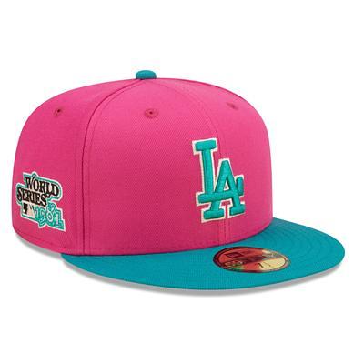 Men's Los Angeles Angels New Era Pink 2002 MLB World Series 59FIFTY Fitted  Hat