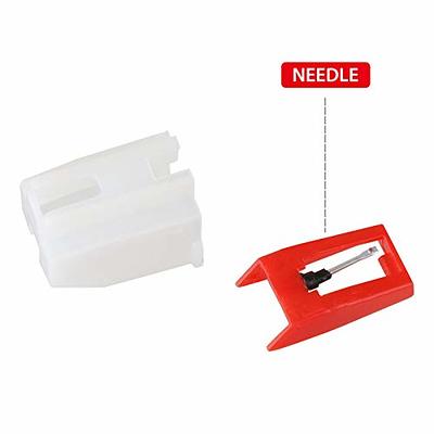 Record Player Needles, Hadwoer Turntable Replacement Needle for Vinyl  Record Player LP Phonograph, Victrola, 1byone, Crosley, ION, Jensen（2 Pcs  of