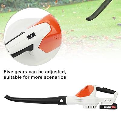 Cordless Leaf Blower,20V Handheld Electric Leaf Blowers with 2.0Ah Battery  & Fast Charger, 2 Speed Mode, Lightweight Battery Powered Leaf Blowers for  Patio, Yard, Sidewalk,Small Leaf Blowers 