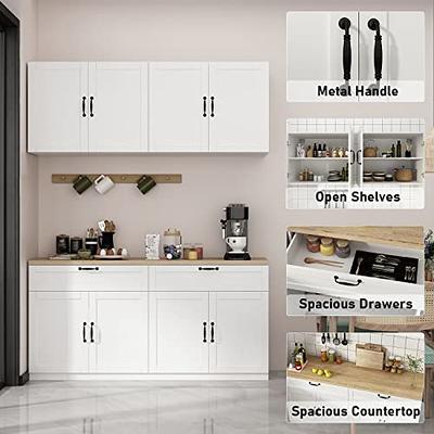 Yaheetech Kitchen Pantry Storage Cabinet, 41 Pantry Cabinets with