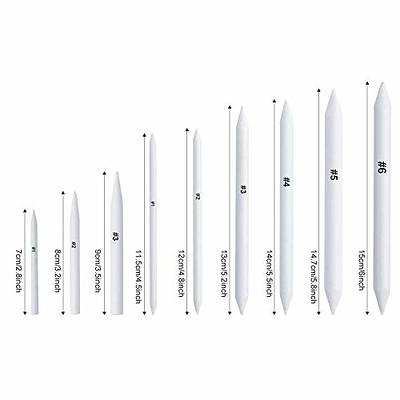 Amazon.com : SEWACC 1 Set blender art paper drawing tools smudge erase tool  artist drawing supply artist sketch shaders paper blending stump artist  drawing tool white double sided pencil student : Arts,