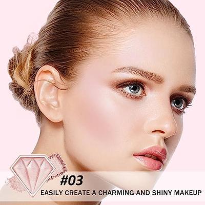  Erinde Liquid Highlighter Makeup, Pink Luminizer Face