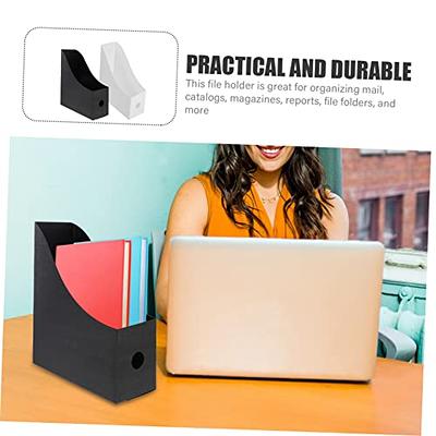 Polypropylene Magazine File Holder - Wide, Office Organization