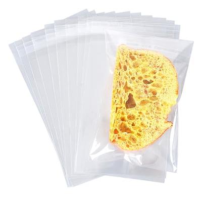 Clear Cello 𝗖𝗲𝗹𝗹𝗼𝗽𝗵𝗮𝗻𝗲 𝗧𝗿𝗲𝗮𝘁 𝗕𝗮𝗴𝘀, 100 Pcs - 8 x  11(2mils), Plastic Gift Bags for Candy, Party Favor, Cookies, Candies  Packaging, with 4” Twist Ties